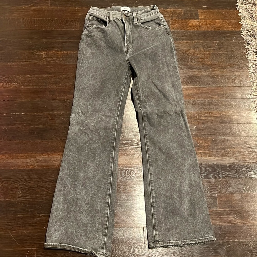 Pistola grey boot cut denim | size 27 | 1% spandex